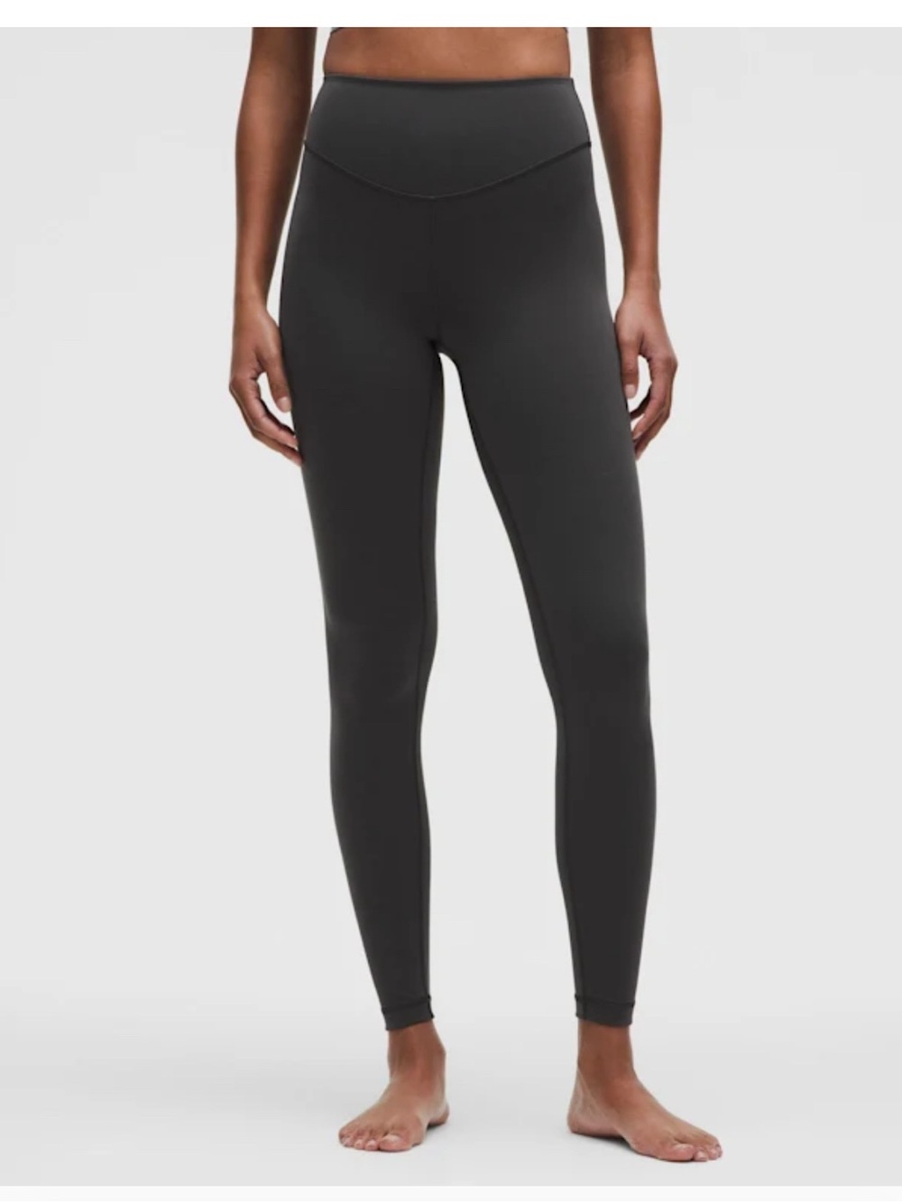 Lululemon Wunder Under Smooth Cover 25” leggings - graphite gray